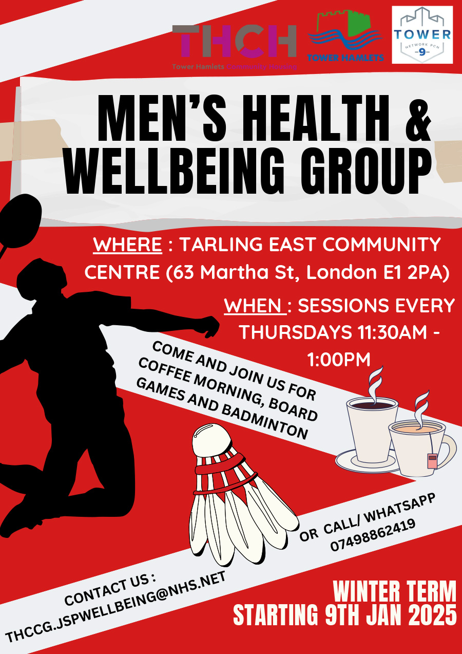 Men’s Only Health and Wellbeing Group