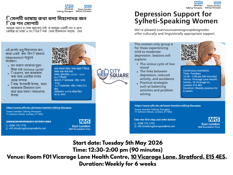 Depression Support for Sylheti-Speaking Women