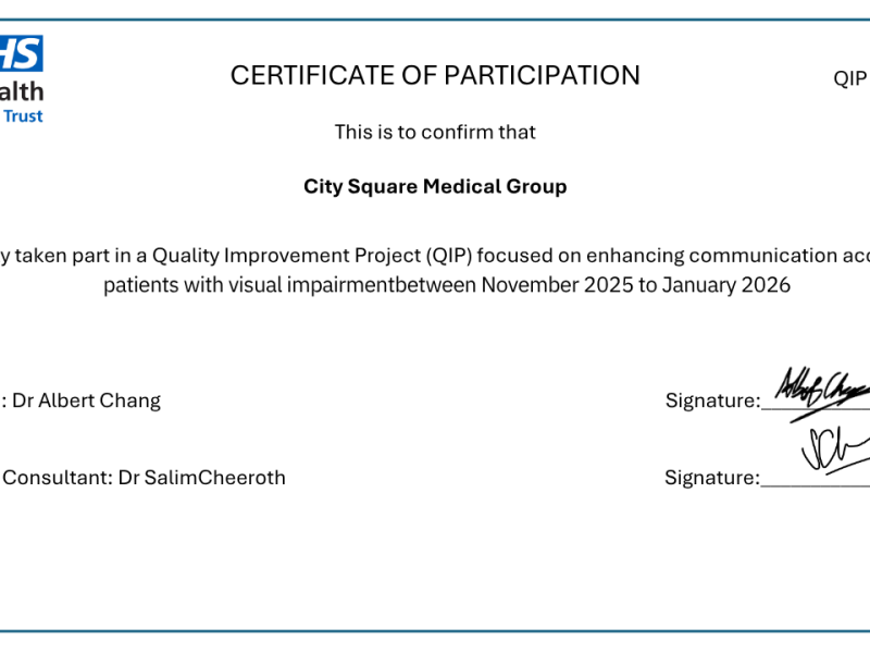 Quality Improvement Project (QIP)
