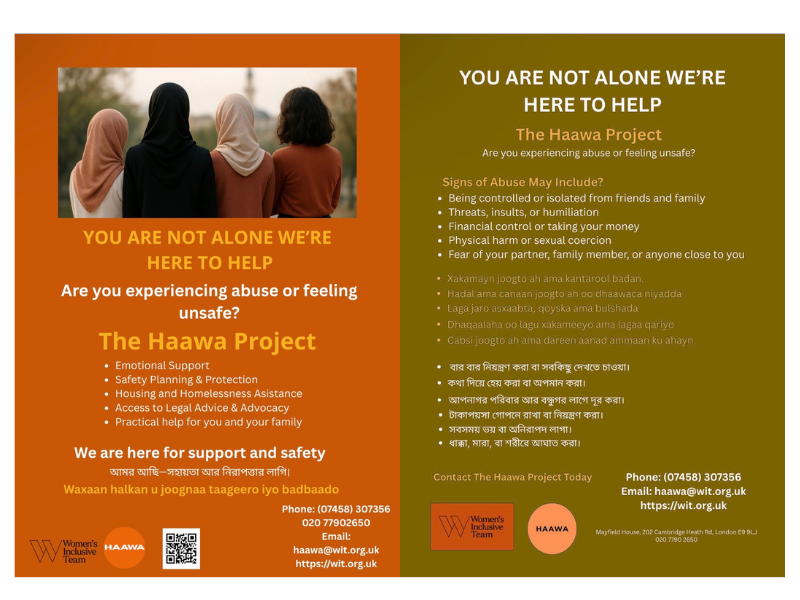 Abuse and feeling unsafe? Abuse and feeling unsafe?