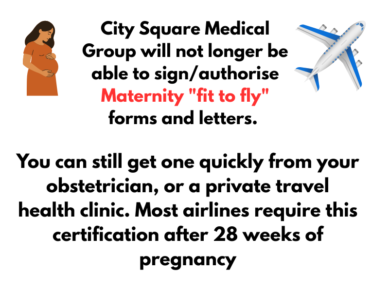 Maternity “Fit to Fly”